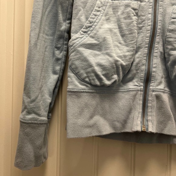 Twisted Heart Women's Soft Zip Up Fleece Faux Shearling Sweatshirt Hoodie Size M - Picture 3 of 6